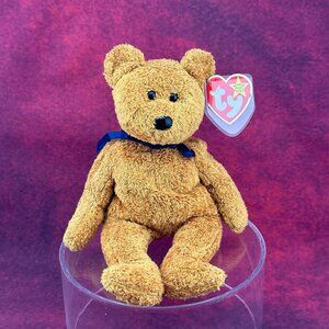 TY BEANIE BABY FUZZ THE BEAR ORIGINAL RETIRED RARE DATE ERROR